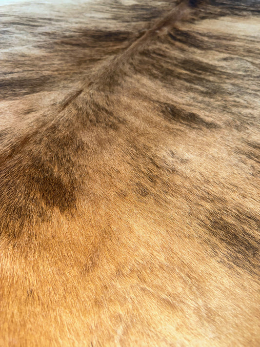 Large Cowhide in Brown Brindle