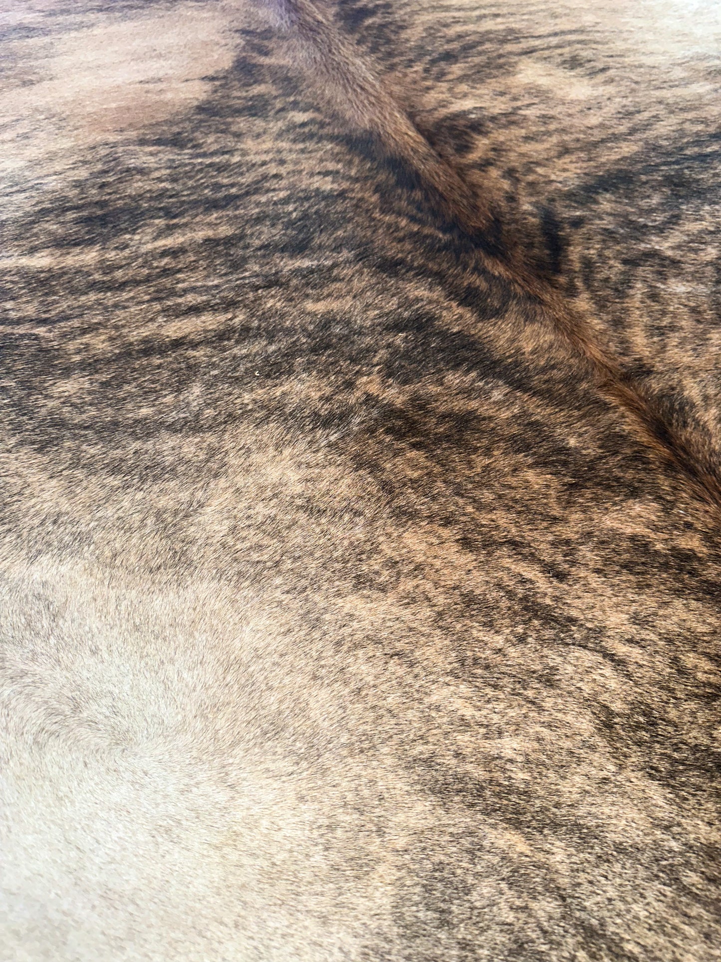Large Cowhide in Brown Brindle