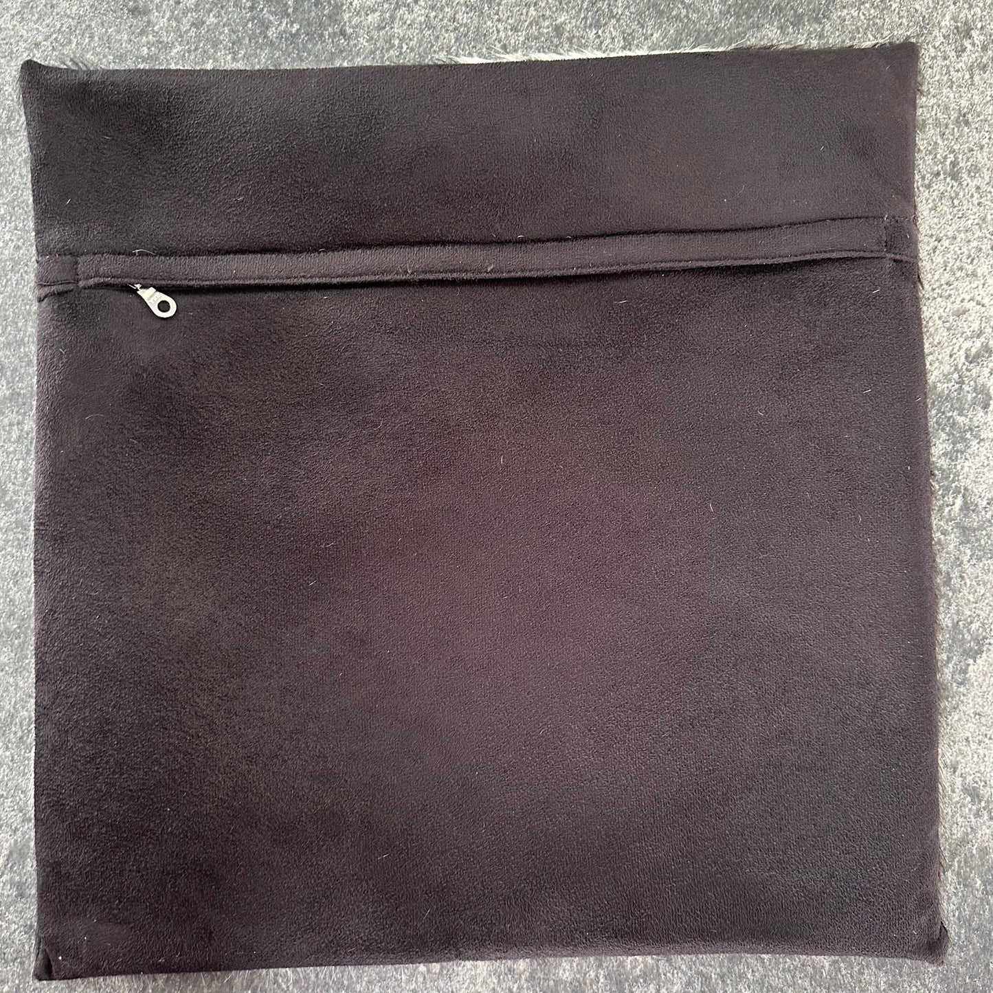 Cowhide cushion backing