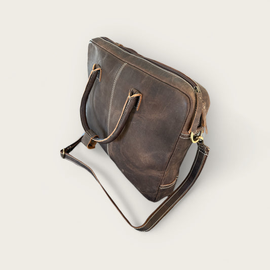 Vintage Leather Laptop Bag
