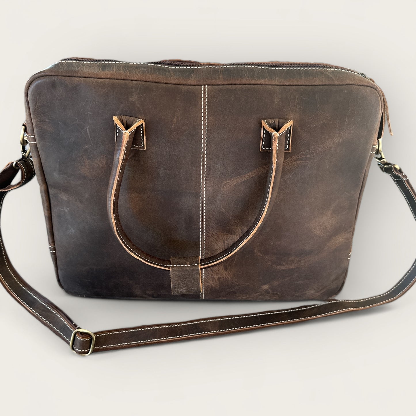 Vintage Leather Laptop Bag