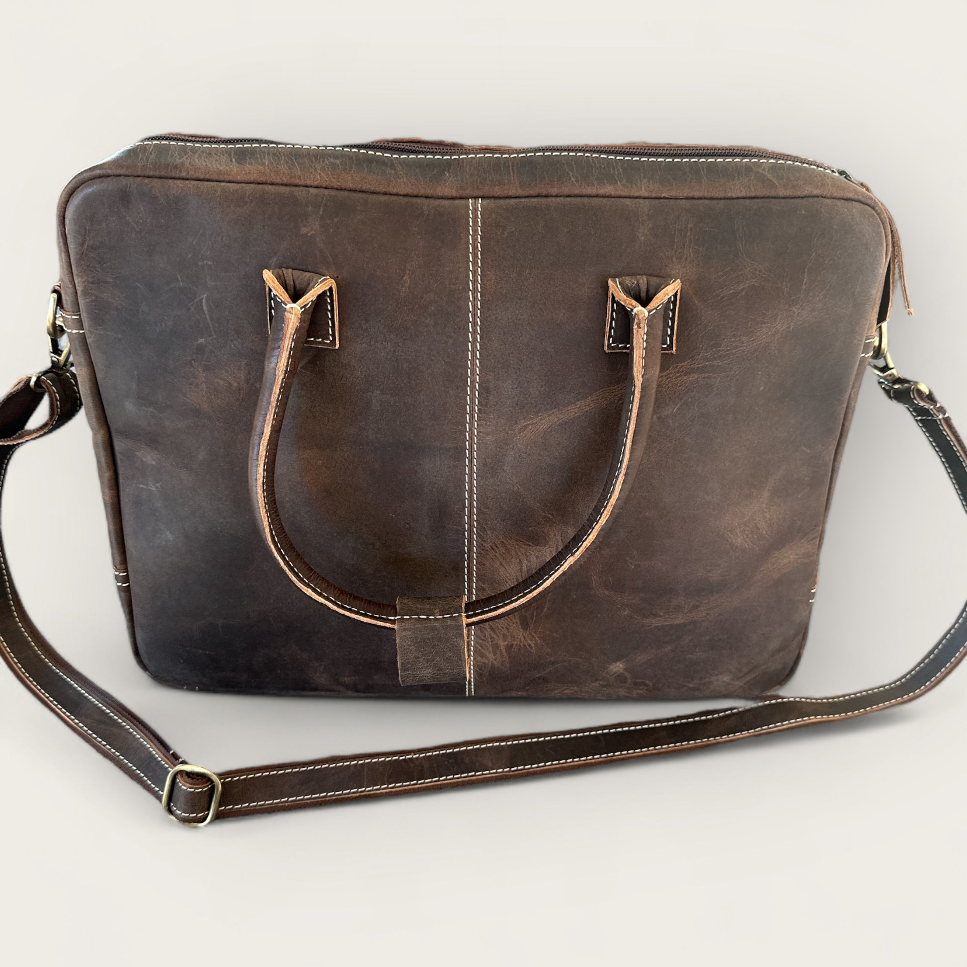 Vintage Leather Laptop Bag
